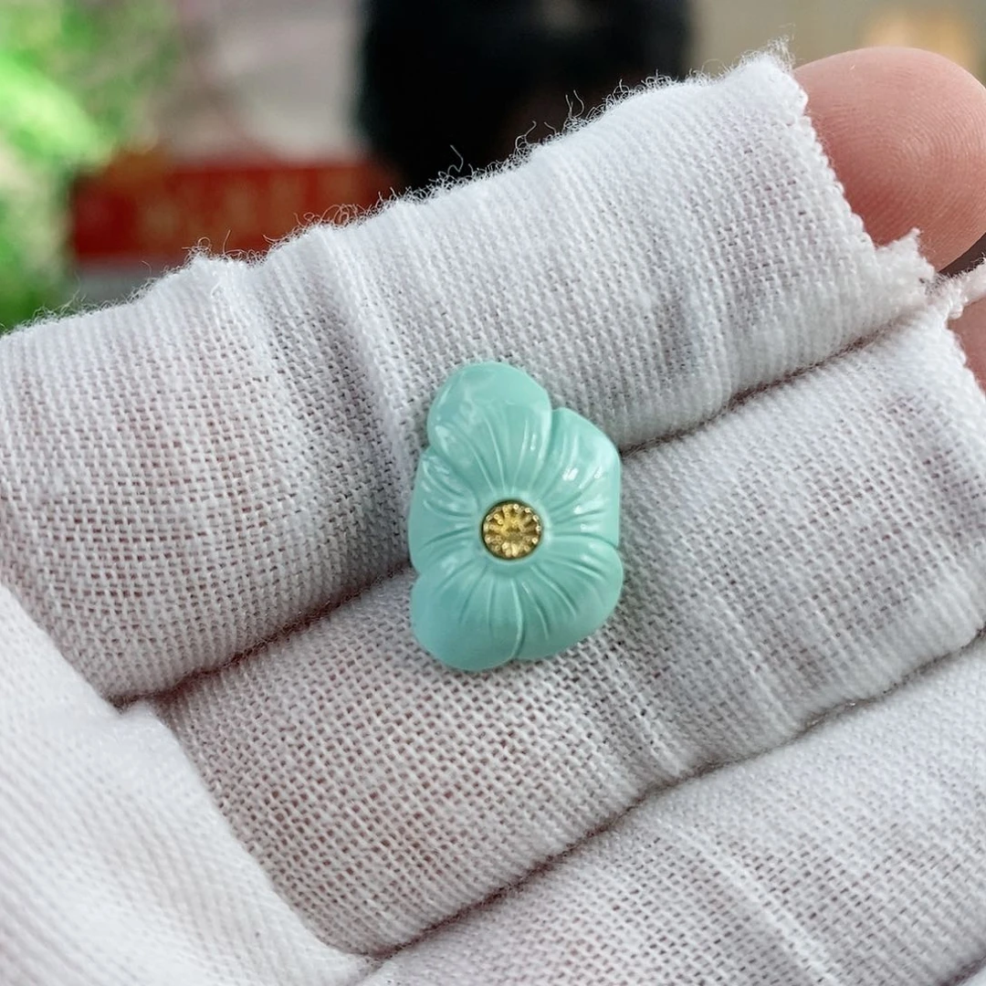 绿松石珠宝奇石未镶嵌