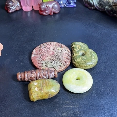 白玉菩提把件一个一个