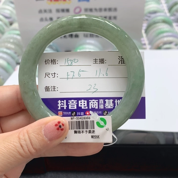 翡翠未镶嵌手镯23