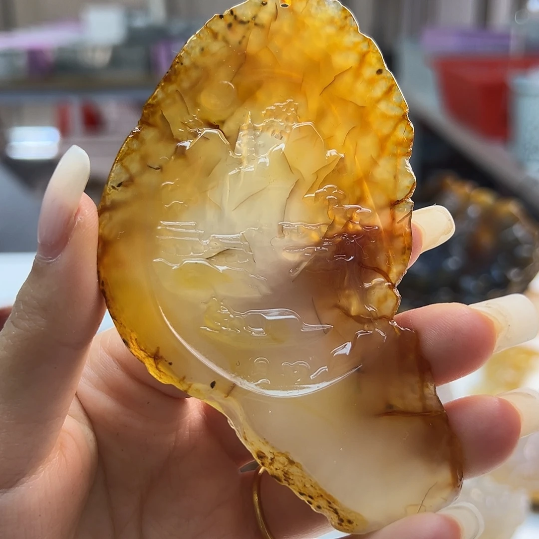 玛瑙/玉髓未镶嵌吊坠(不含链)