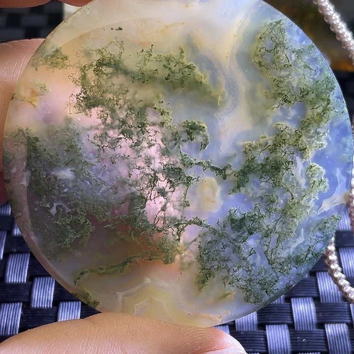 白***白玛瑙/玉髓颈饰未镶嵌