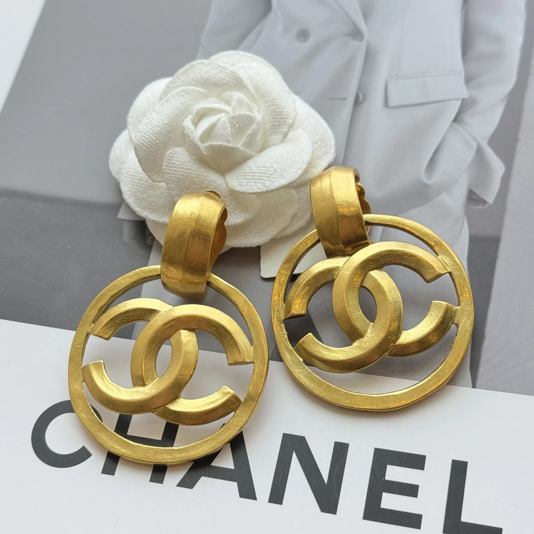95新 Chanel/香奈儿 香奈儿扫肩耳圈/VJ00025