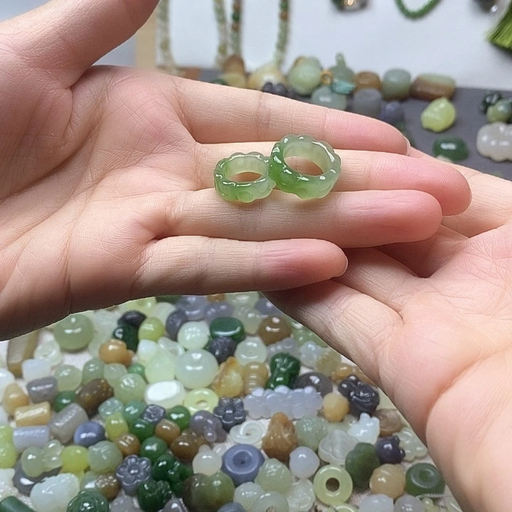 未镶嵌和田玉挂件跑环168一个多样性发其一