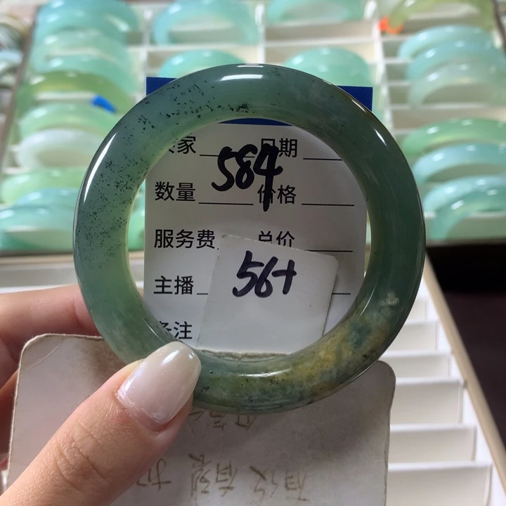 未镶嵌蛇纹石玉手镯584
