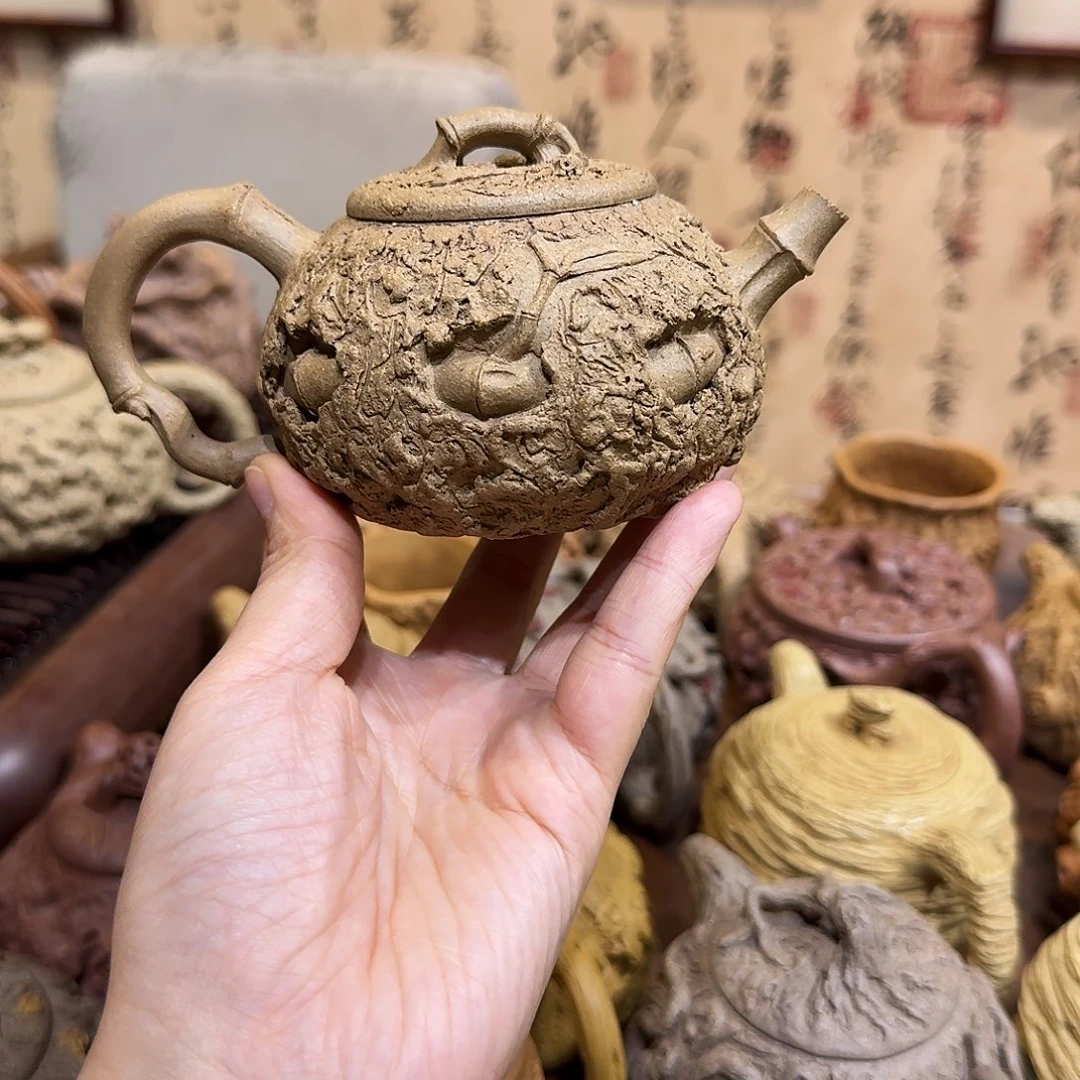 紫砂茶壶芝麻段供春