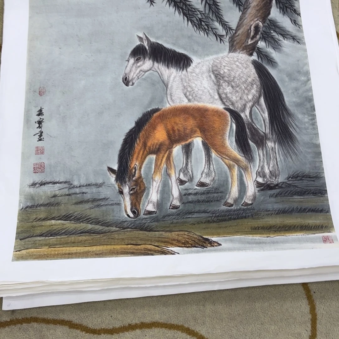 国画三徐森宝绘画作品 婉。