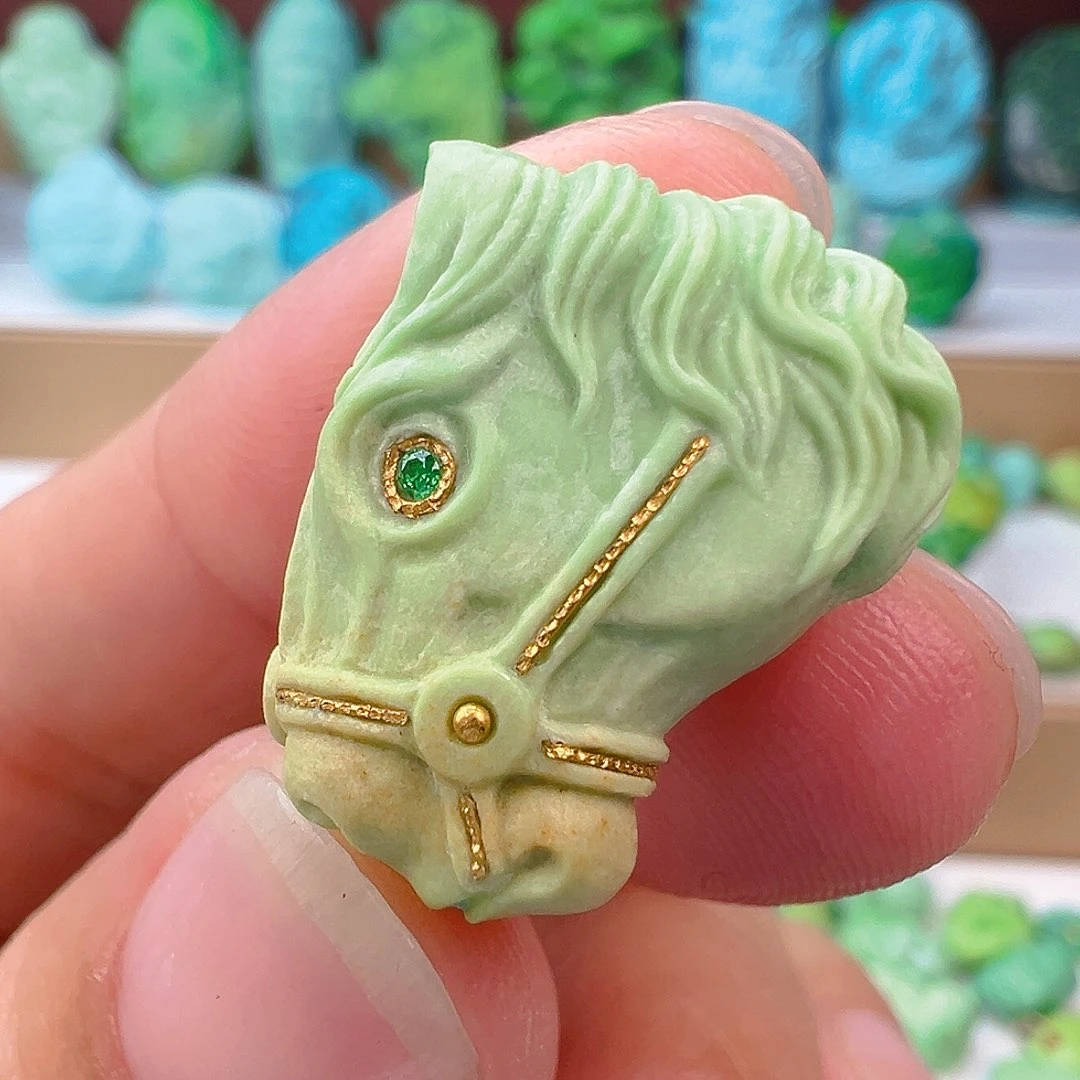 未镶嵌绿松石项链