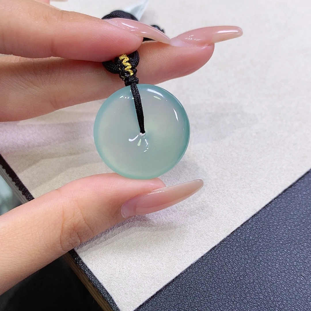 翡翠未镶嵌吊坠(不含链)25-5.8