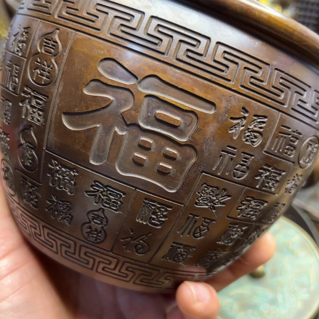 铜摆件欢迎欢迎你