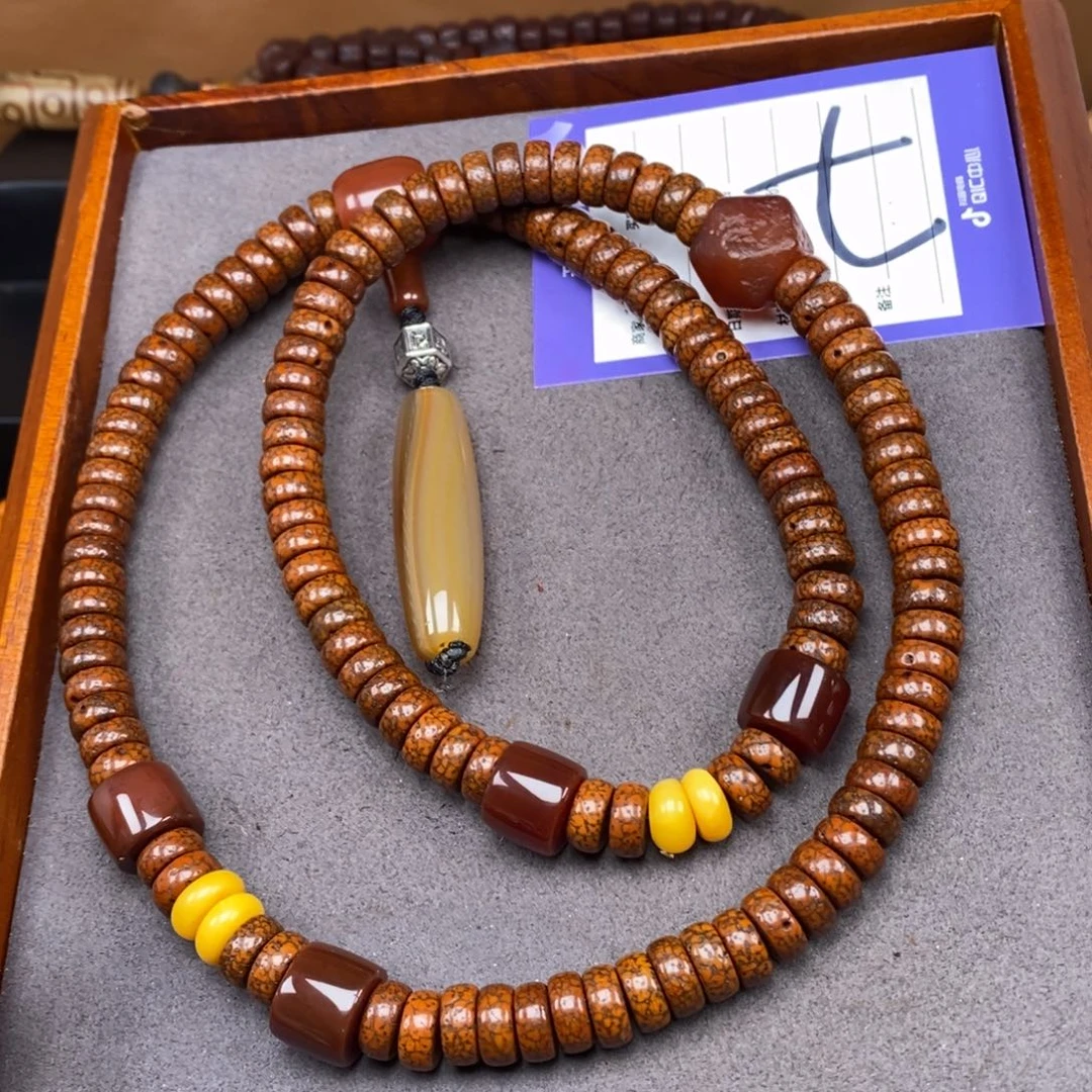 星月菩提吊坠开*星 月