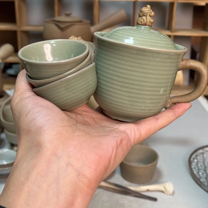 壶老段烧陶瓷茶器