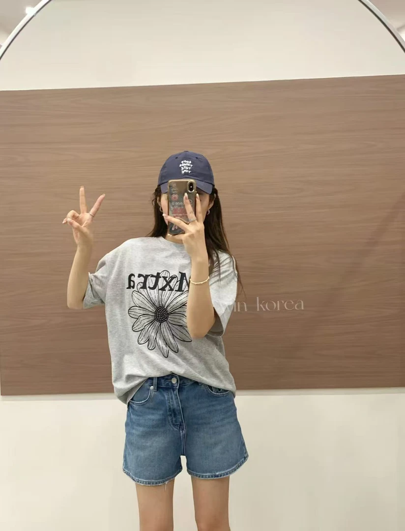 简约风多色百搭短袖T恤日常清新舒适基础单品