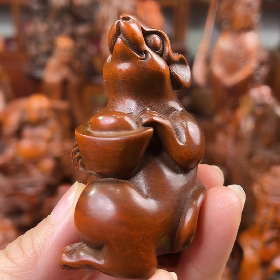 黄杨木黄杨木雕刻 鼠