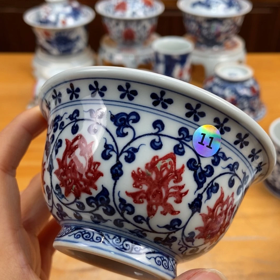 手绘现代茶具非古董