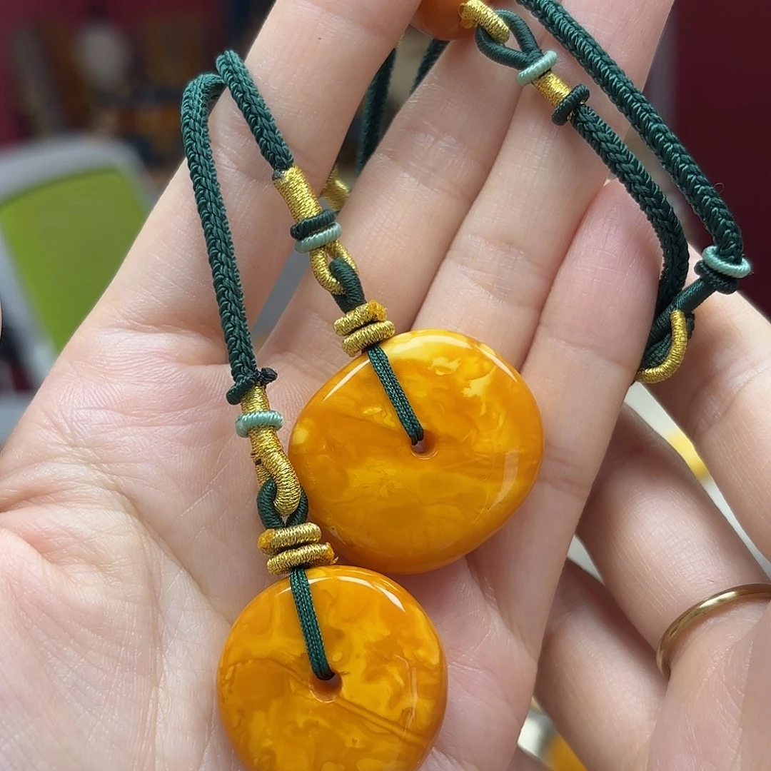 未镶嵌颈饰蜜蜡39吊坠