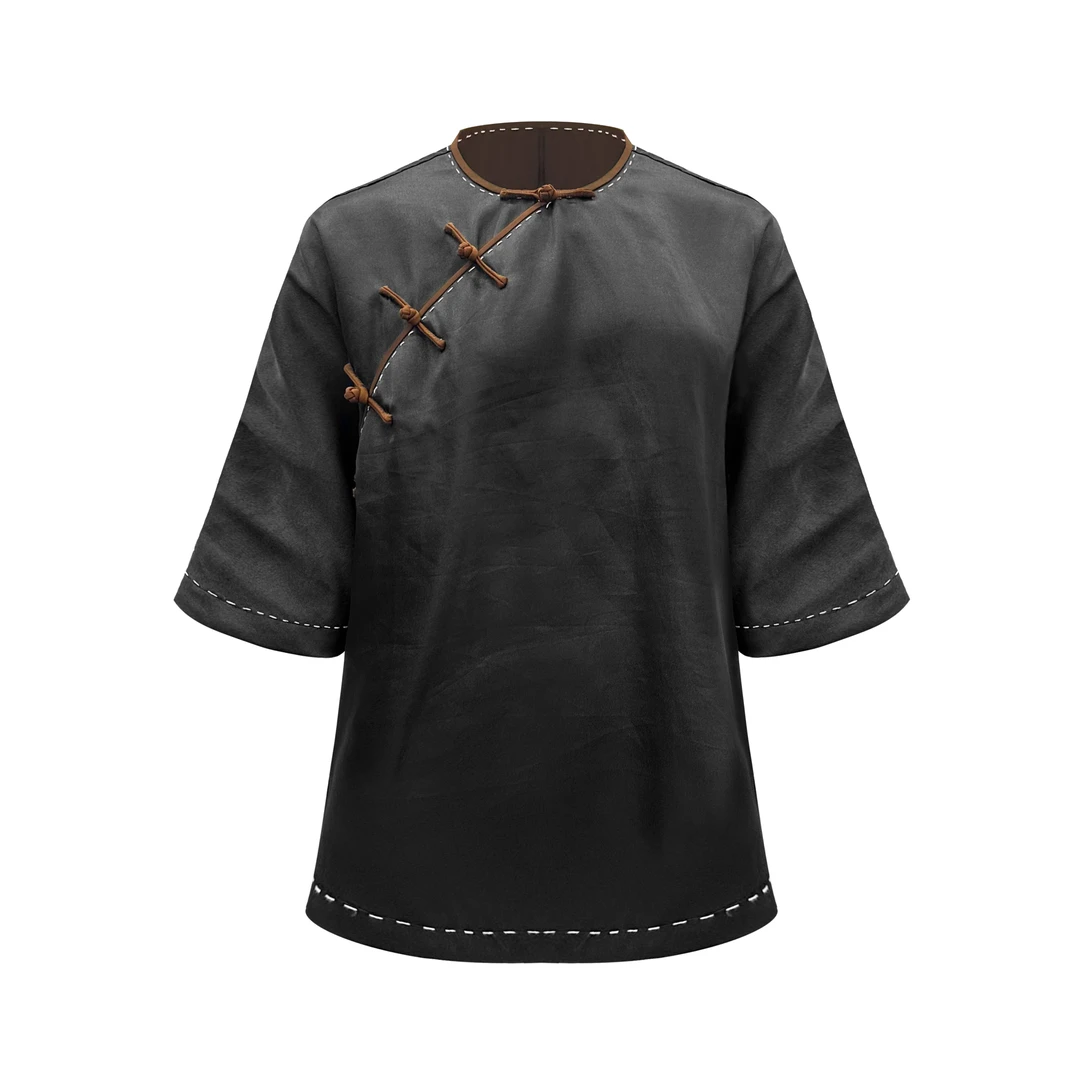 新中式简约款手拱线设计香云纱YJ24003