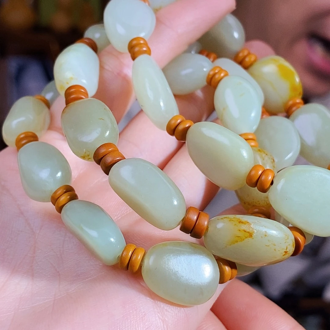 和田玉颈饰未镶嵌多样性发货发一个