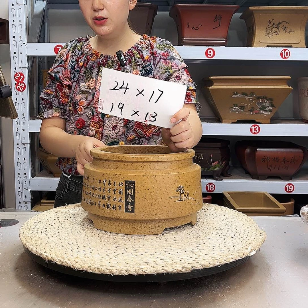 紫砂花盆紫砂花盆