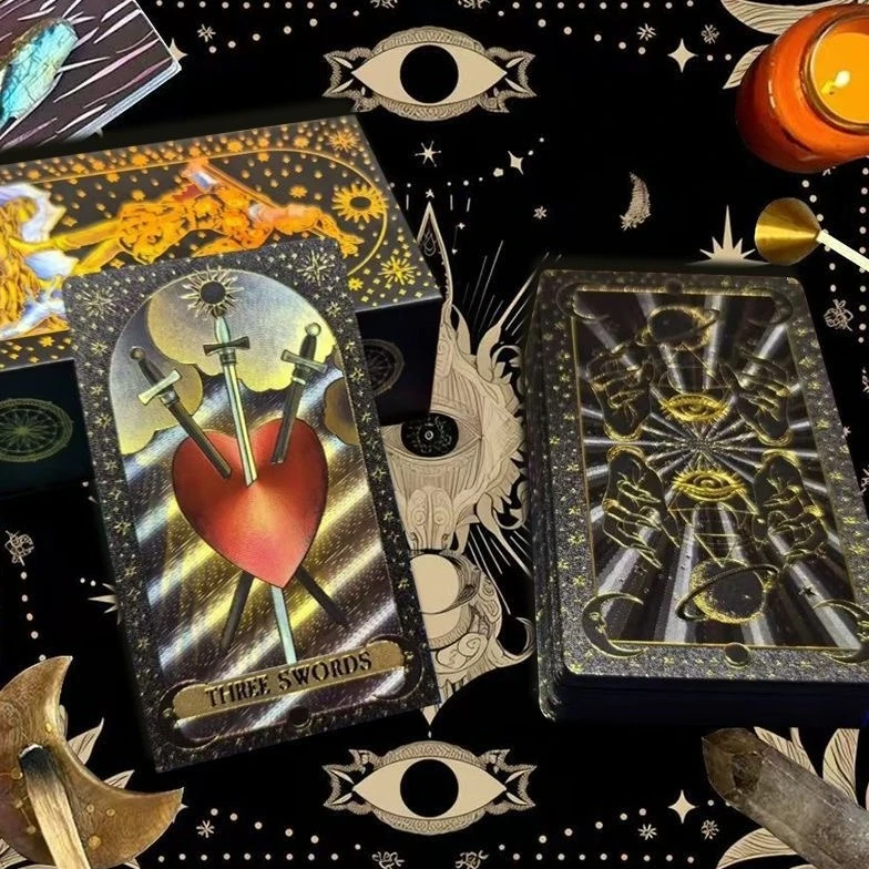 正版金箔塔罗牌高颜值防水典藏款适合新手维特Tarot韦特经典