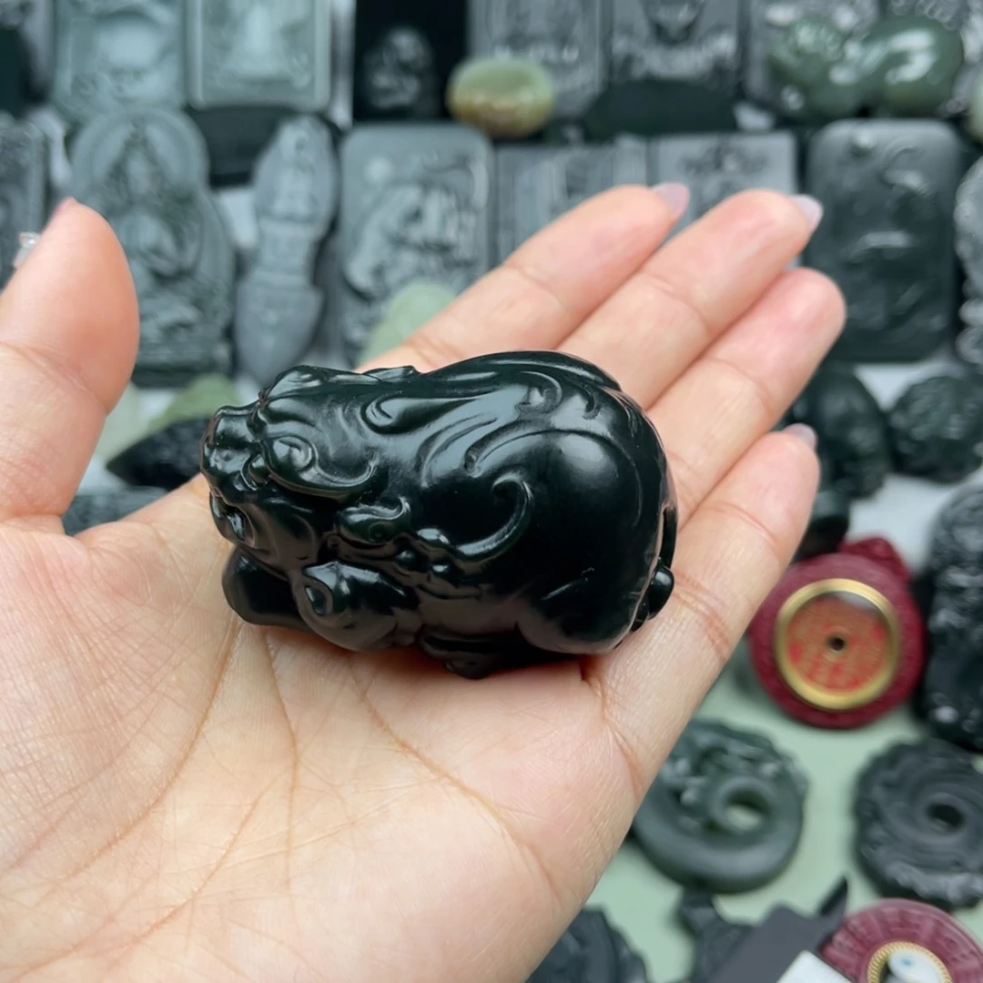 和田玉把件未镶嵌