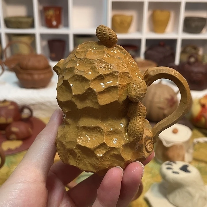 长***号紫砂茶宠花生紫砂壶