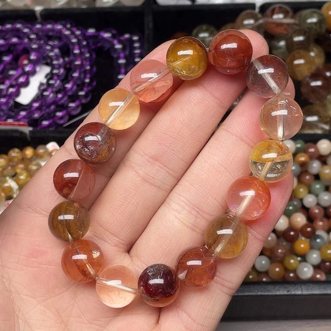 水晶未镶嵌手链胶花12.8