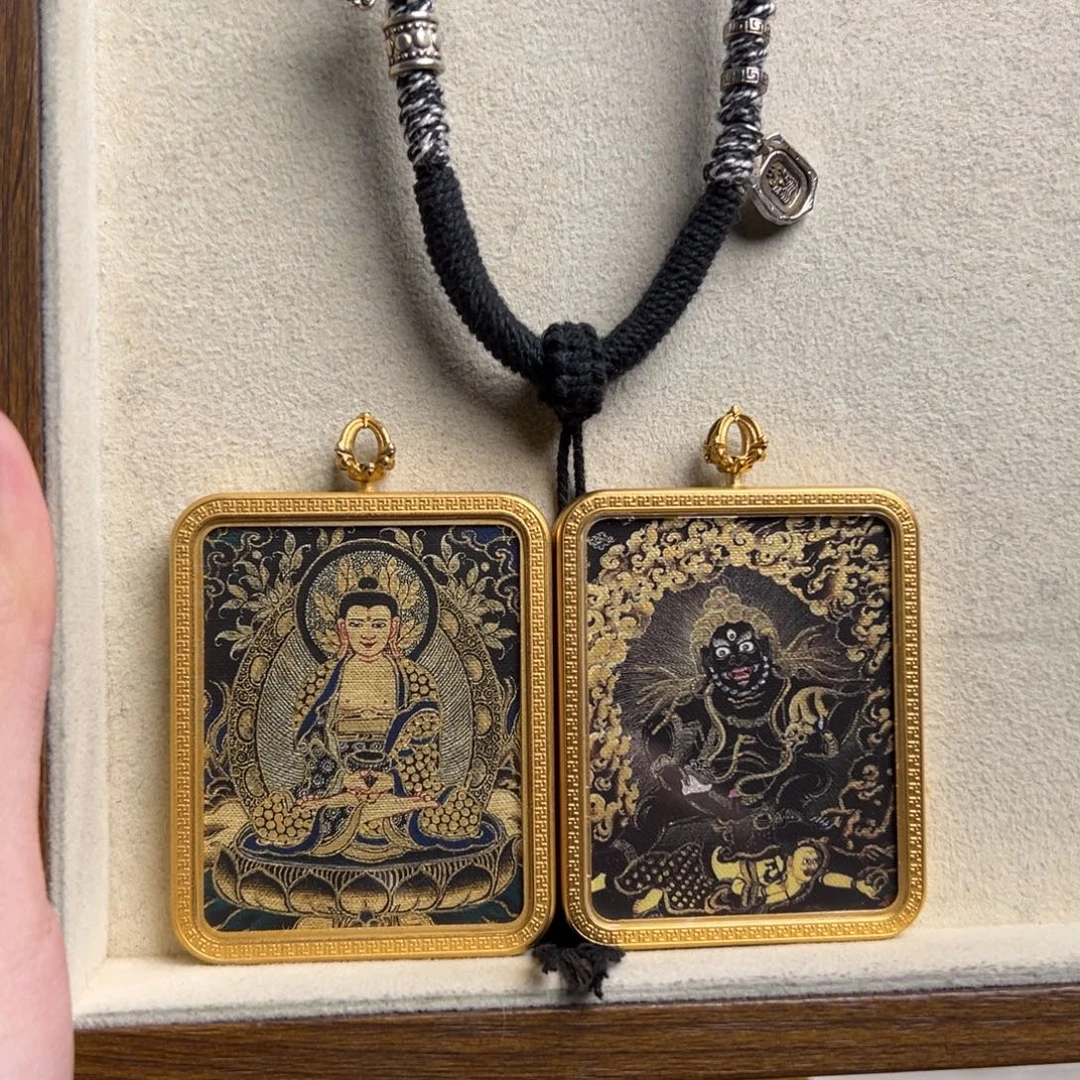 ꧁***꧂吊坠双面定制阿弥黑老爷