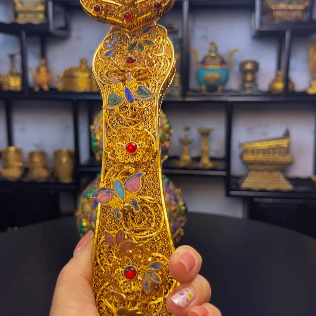 花丝镶嵌如意漂亮