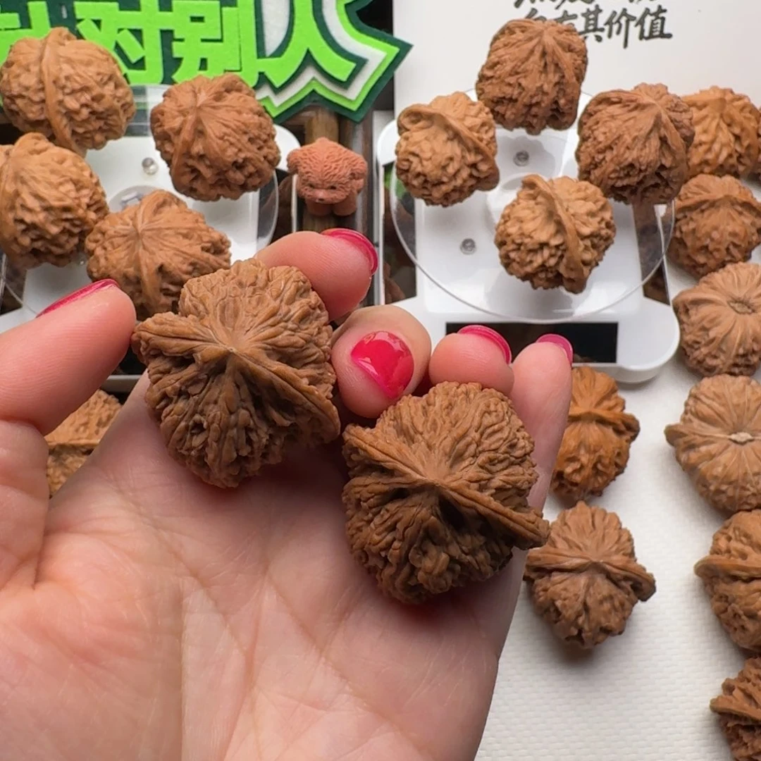 文玩核桃吊坠36全品承德密纹