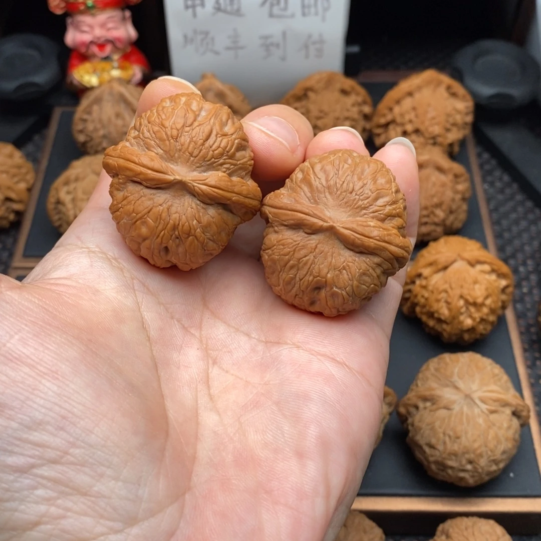 活***驴把件文玩核桃元宝