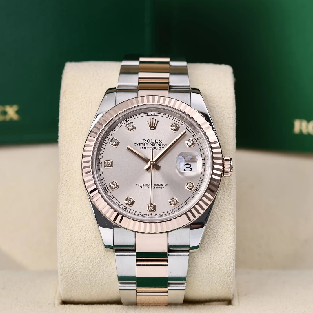 95新 Rolex/劳力士 126331 钻石刻度 41mm 2021年6月保卡