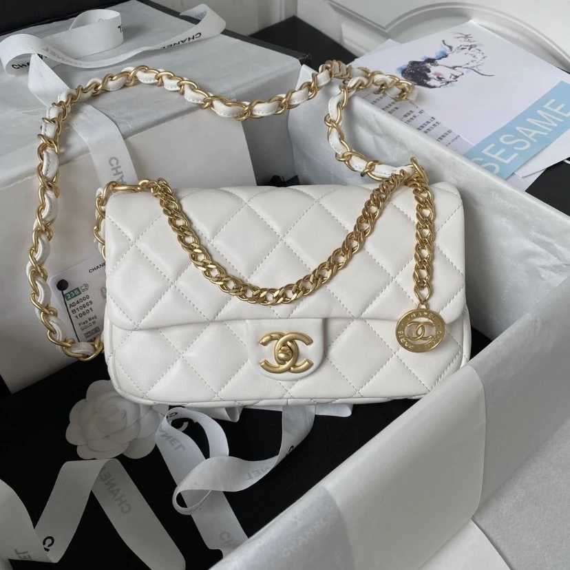 99新 Chanel/香奈儿 Chanel 白金金币cf 25090086-07