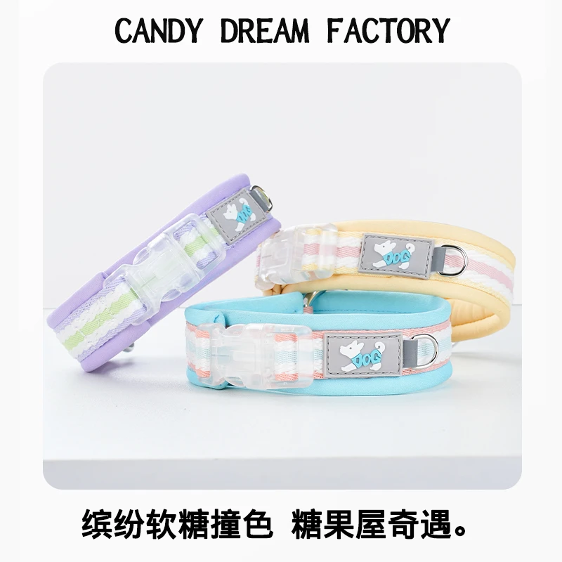 狗狗项圈牢固可牵引防脱防咬小中大型犬外出遛狗专用脖套