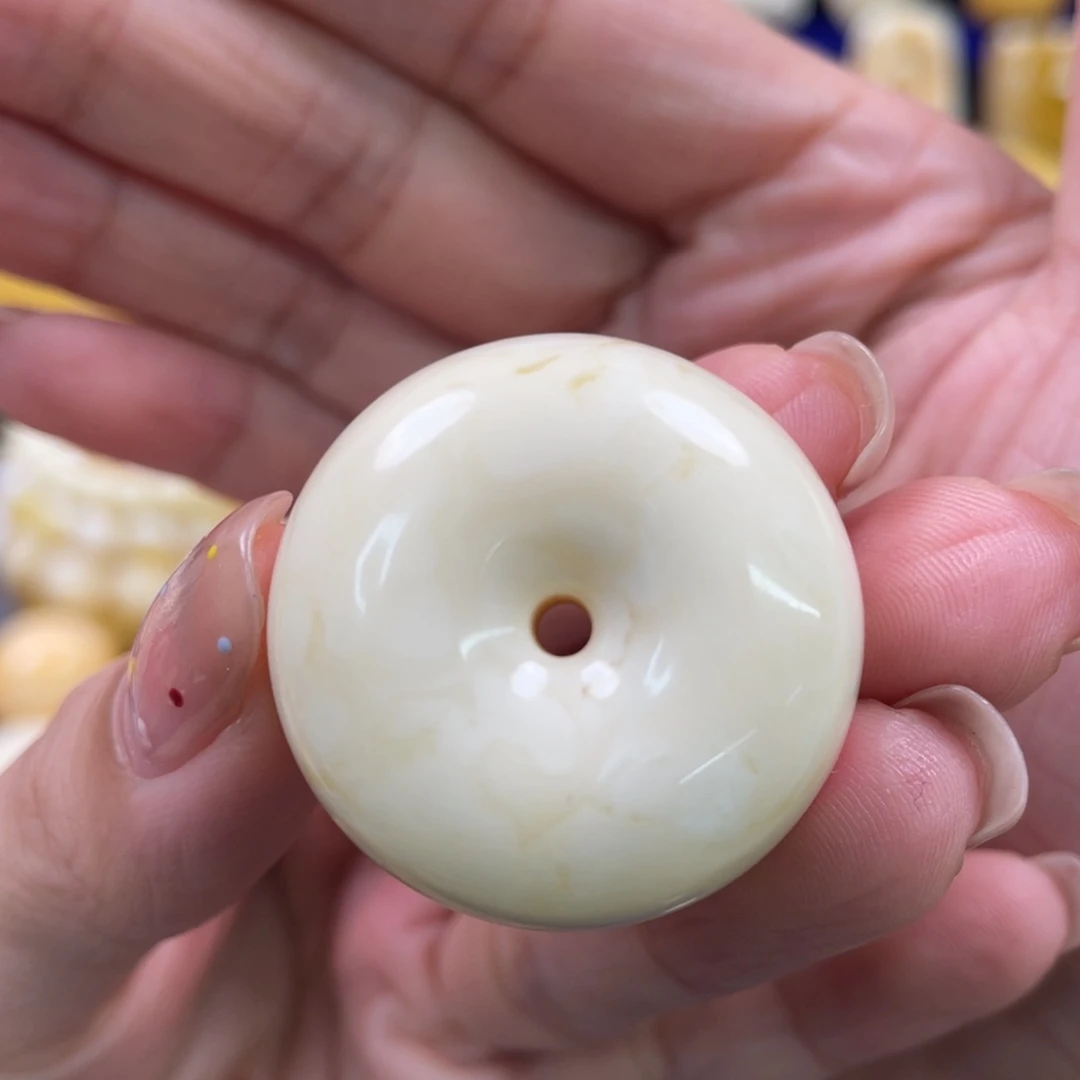 蜜蜡未镶嵌裸石琥珀蜜蜡平安扣吊坠