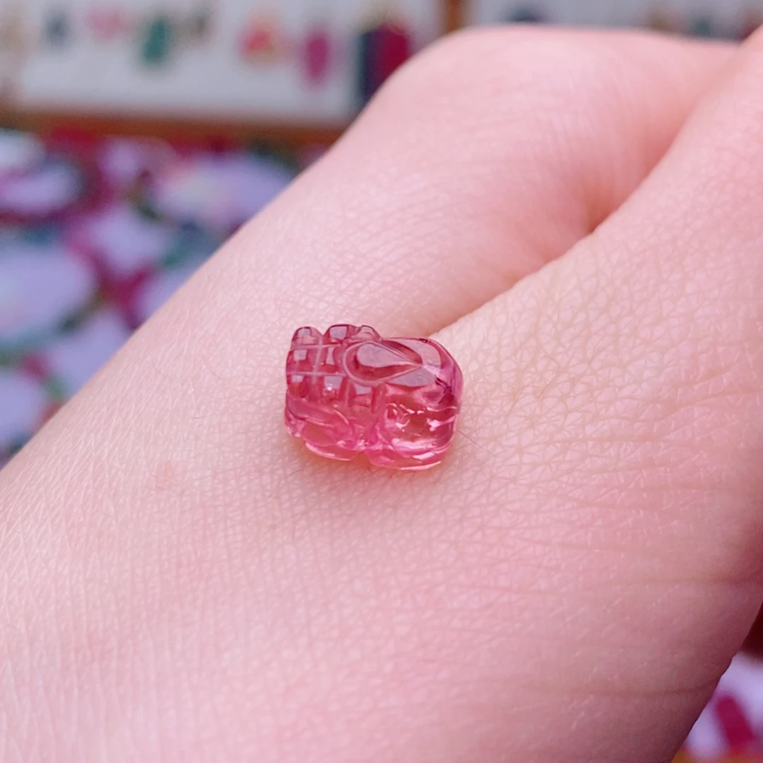 碧玺颈饰未镶嵌貔貅单颗yy