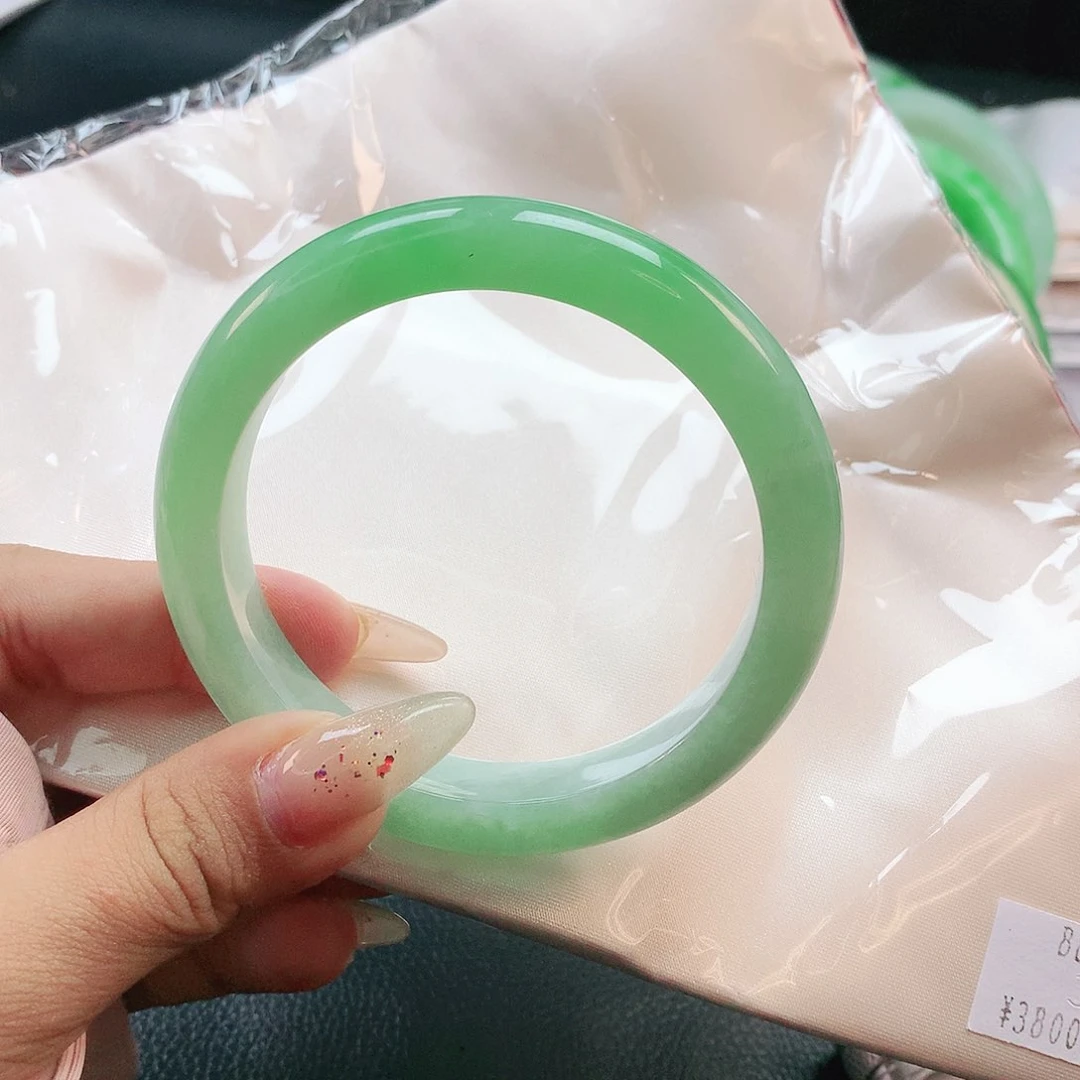 未镶嵌手镯翡翠59圈2414