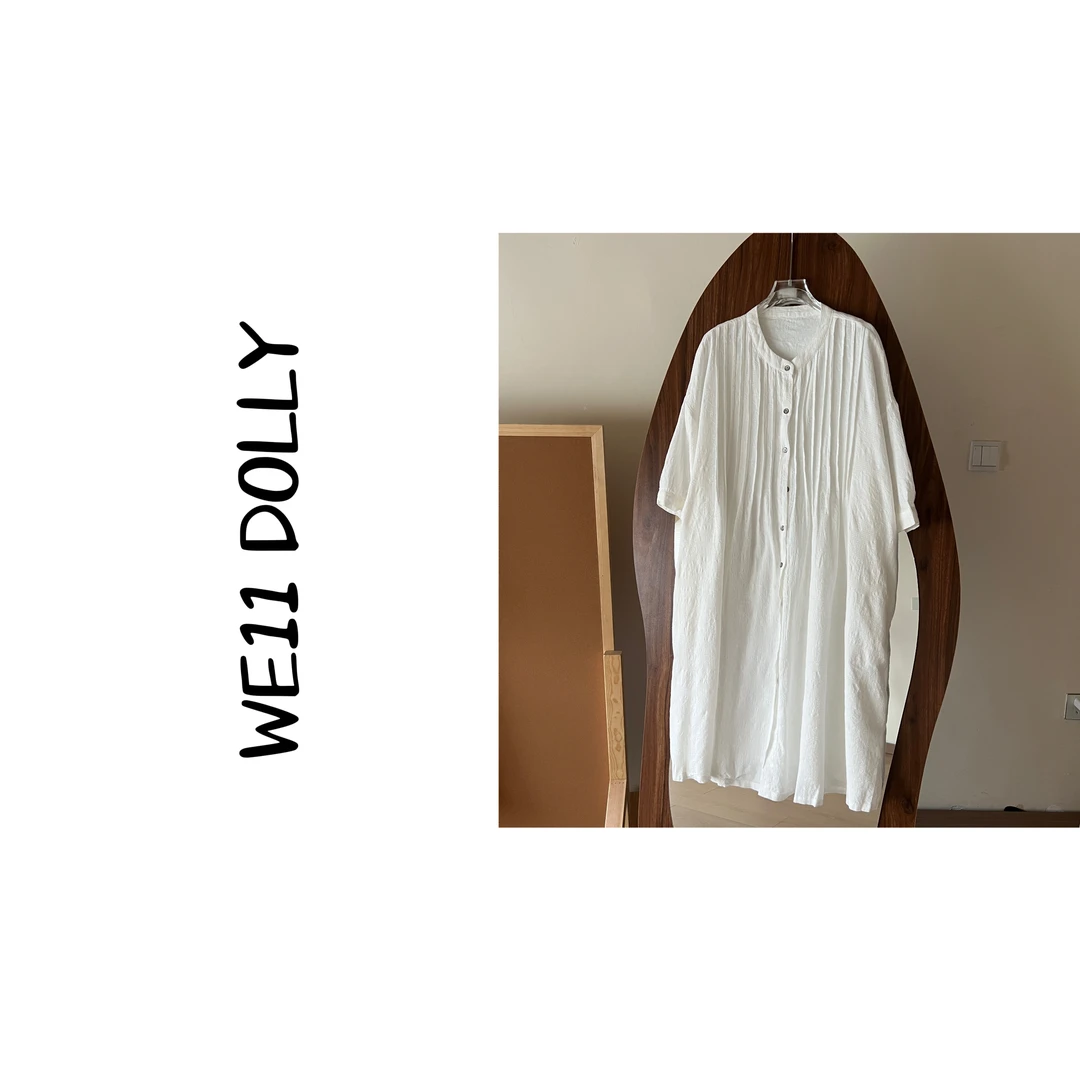 Dolly（南方来信）文艺风宽松提花连衣裙