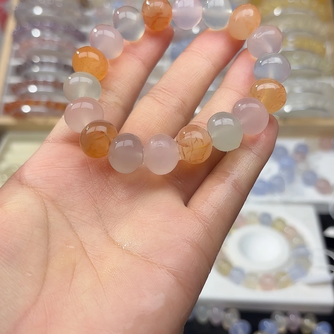 玛瑙/玉髓未镶嵌手链