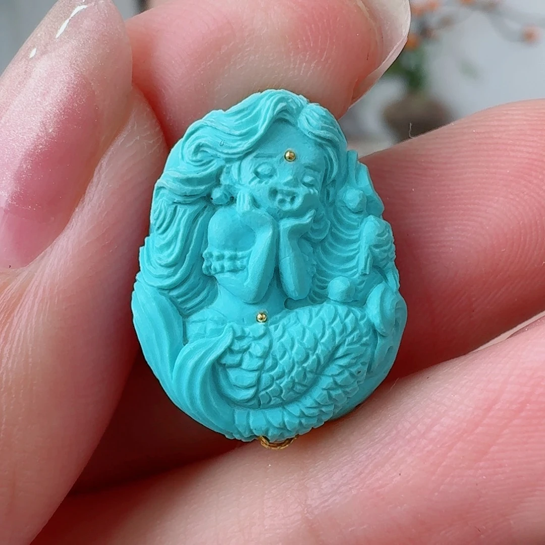 未镶嵌绿松石珠宝奇石