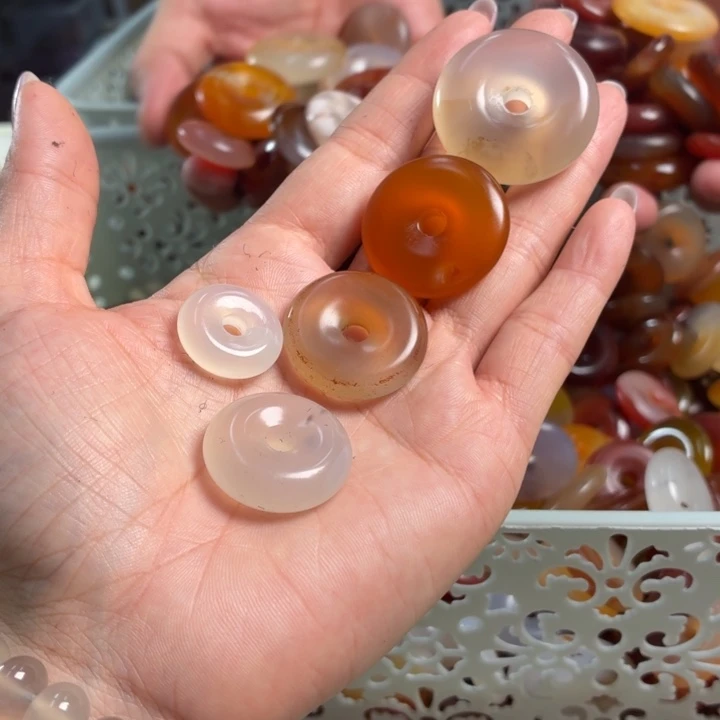 玛瑙/玉髓未镶嵌吊坠(不含链)
