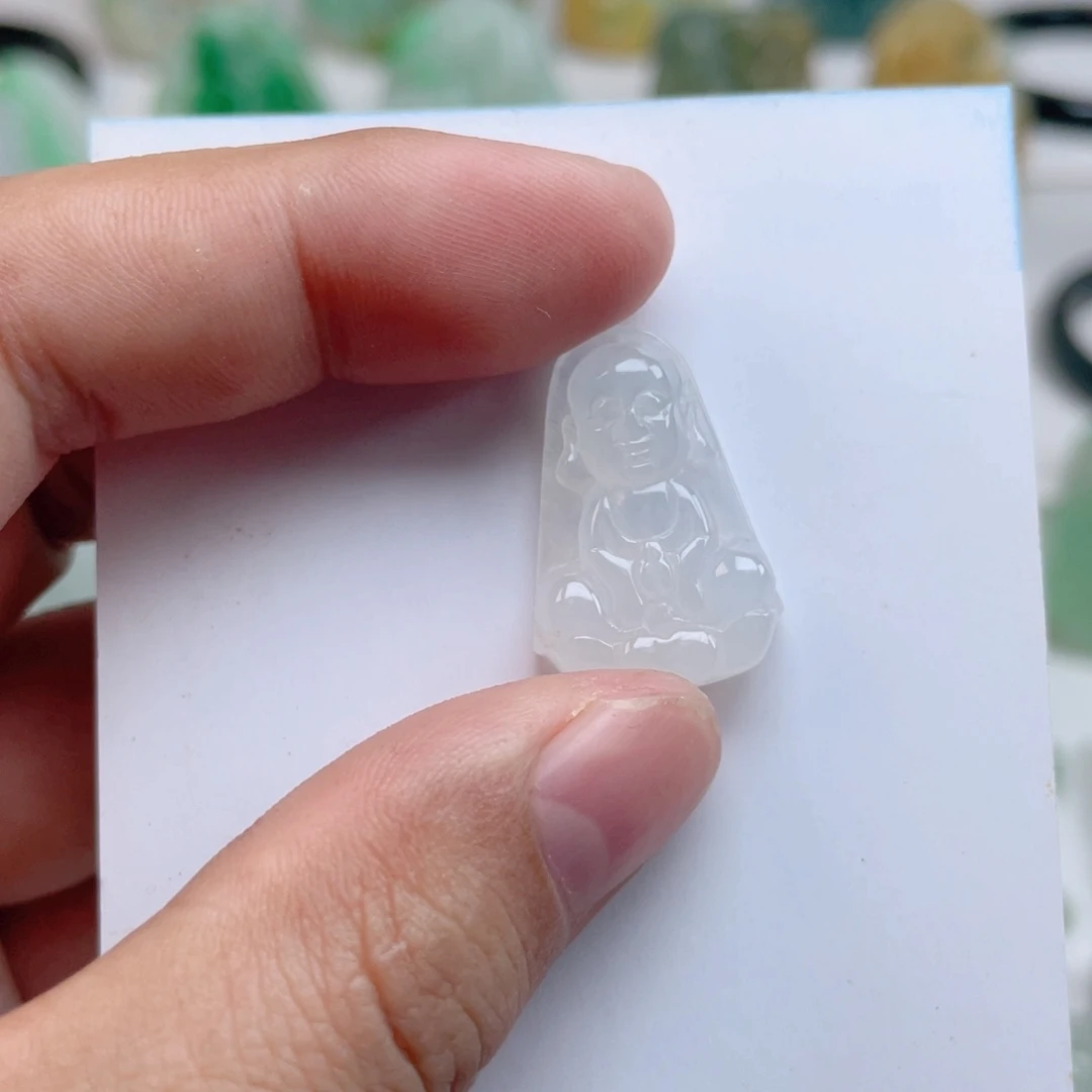 颈饰未镶嵌翡翠天然翡翠