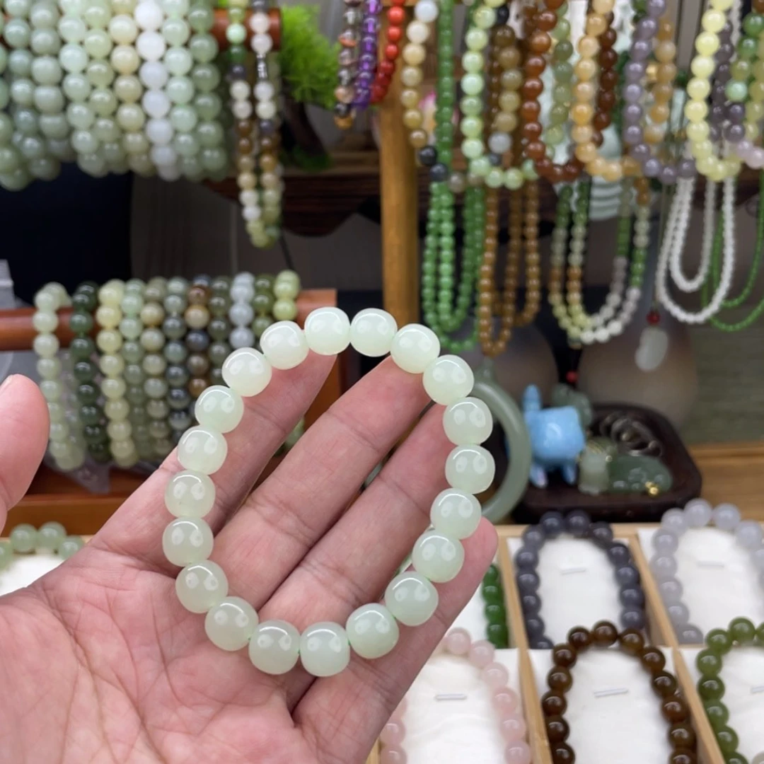 【闪购商品】未镶嵌手串和田玉蔚**空