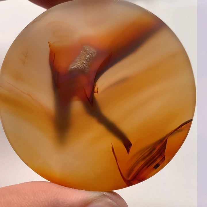 玛瑙/玉髓颈饰未镶嵌風*