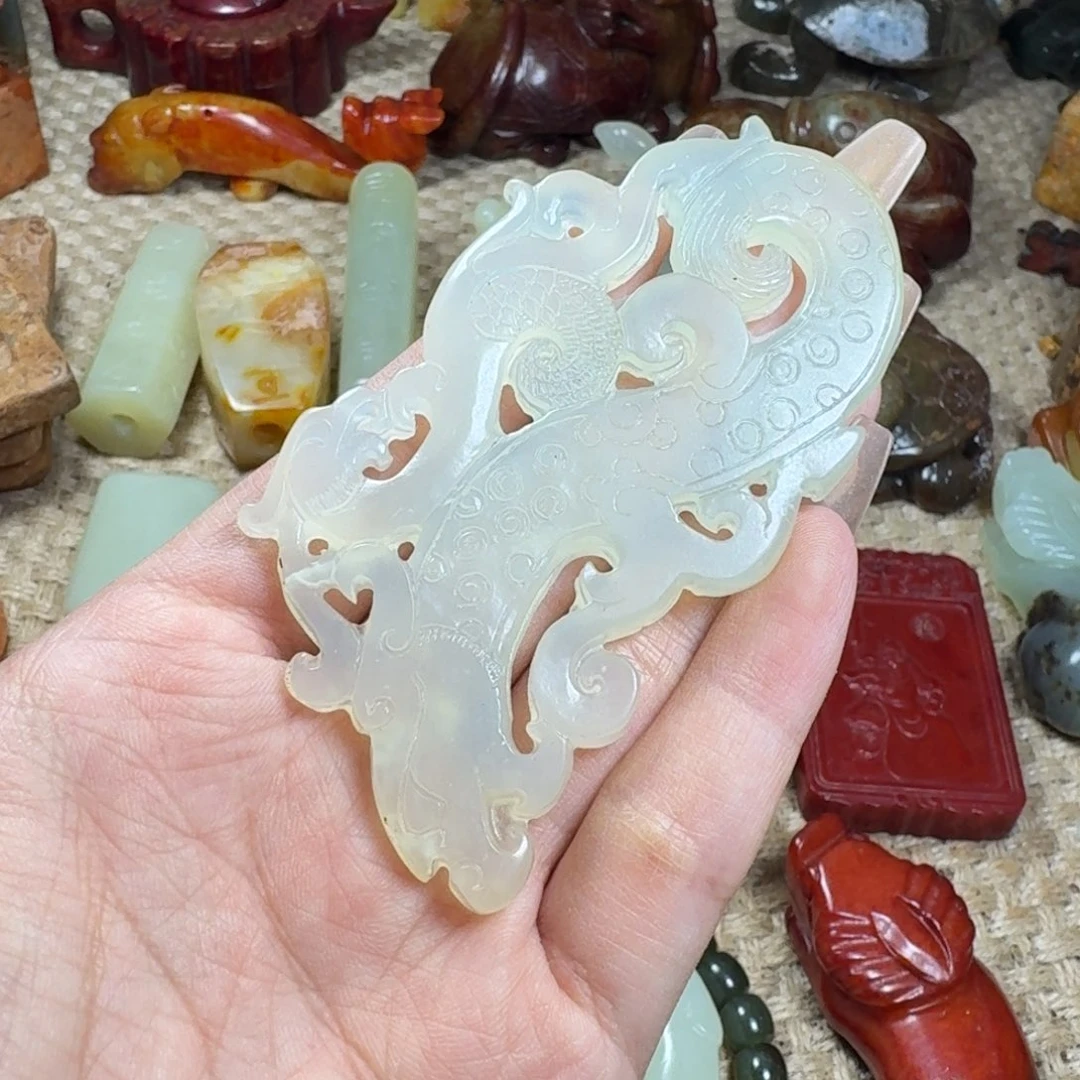 吊坠白玉菩提挂件