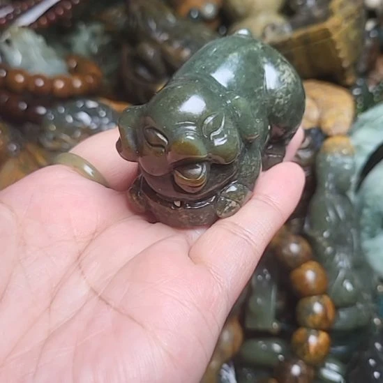 岫岩河磨玉（透闪石质玉）未镶嵌挂件