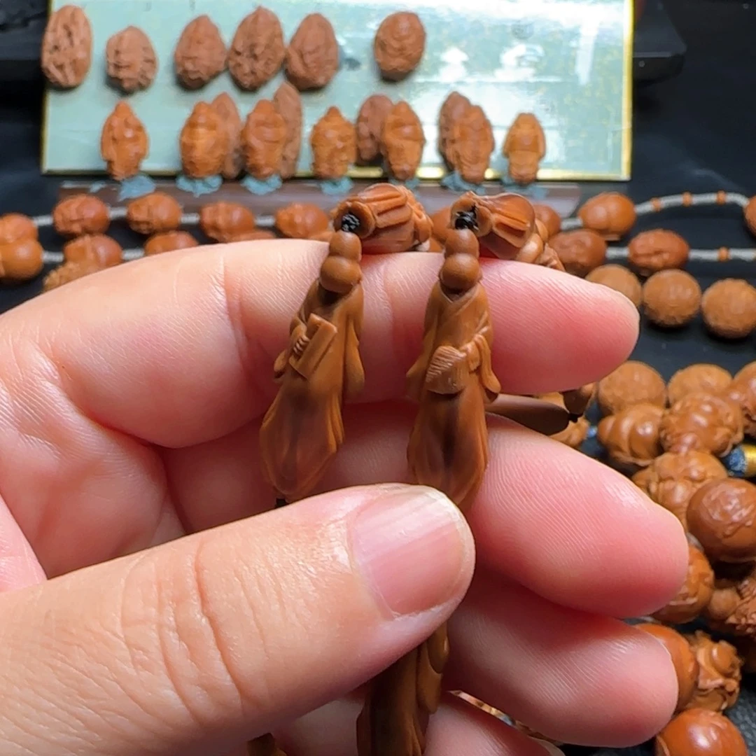 用***1手串/手链橄榄核立雕无相佛