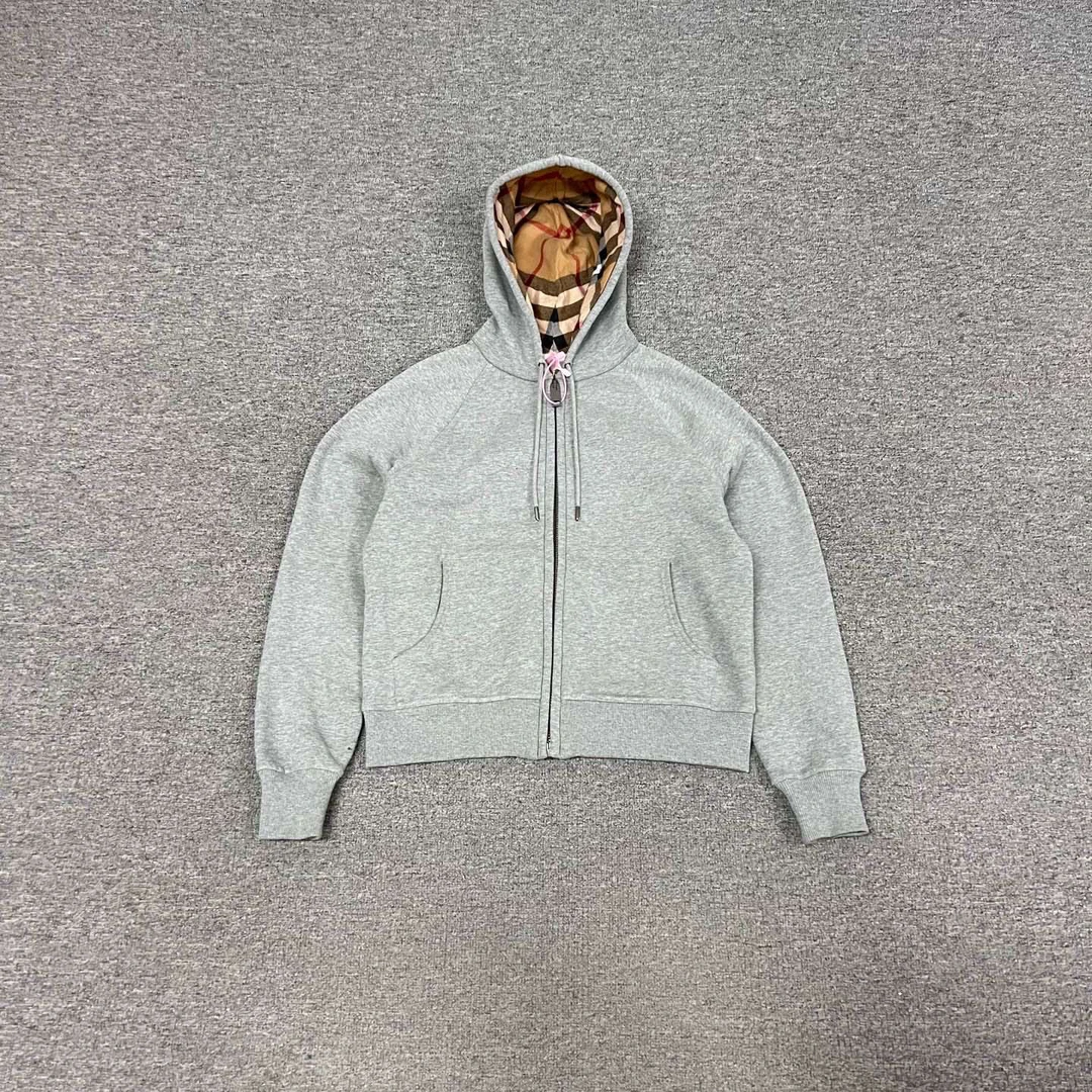 99新 AMIPARIS Burberry加绒 连帽卫衣 M码