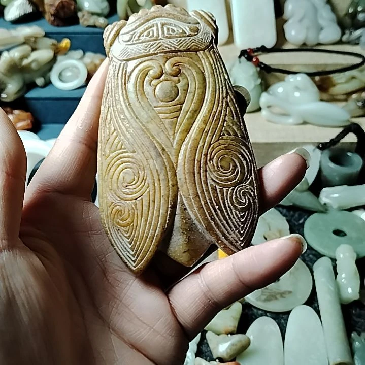 和田玉未镶嵌吊坠(不含链)