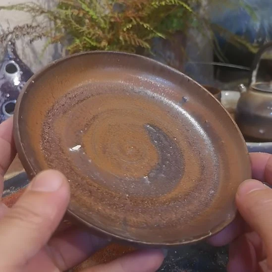 陶摆件手工高温原矿窑变新品特价福利