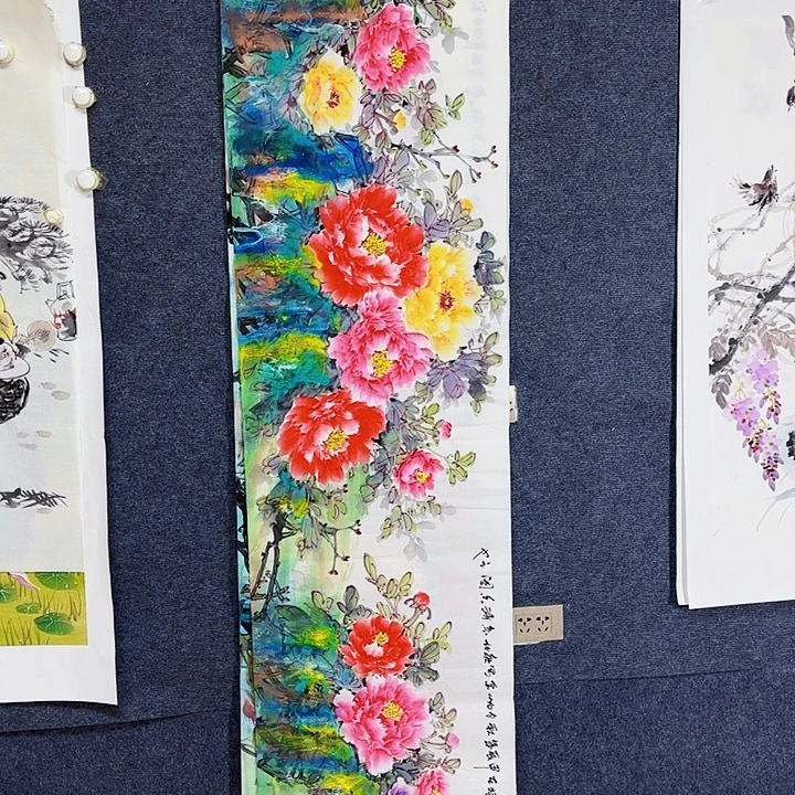 国画国画花鸟画作品
